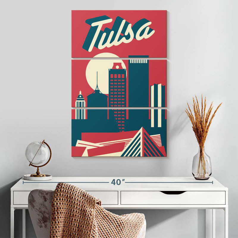Tulsa, 32" H x 20" W