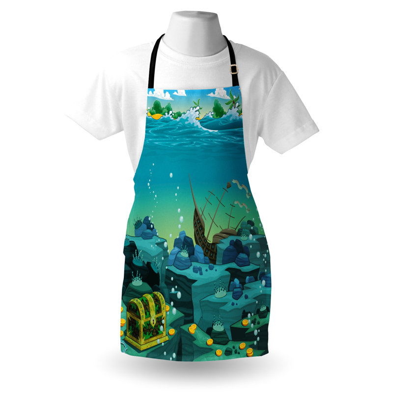 No Pattern Bib Apron