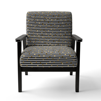 Fauteuil d'appoint rembourré Gold