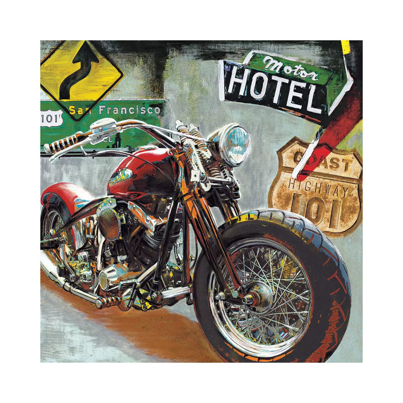 Highway 101 by Ray Foster - Wrapped Canvas Print, 45.72 cm H x 45.72 cm W x 3.175 cm D