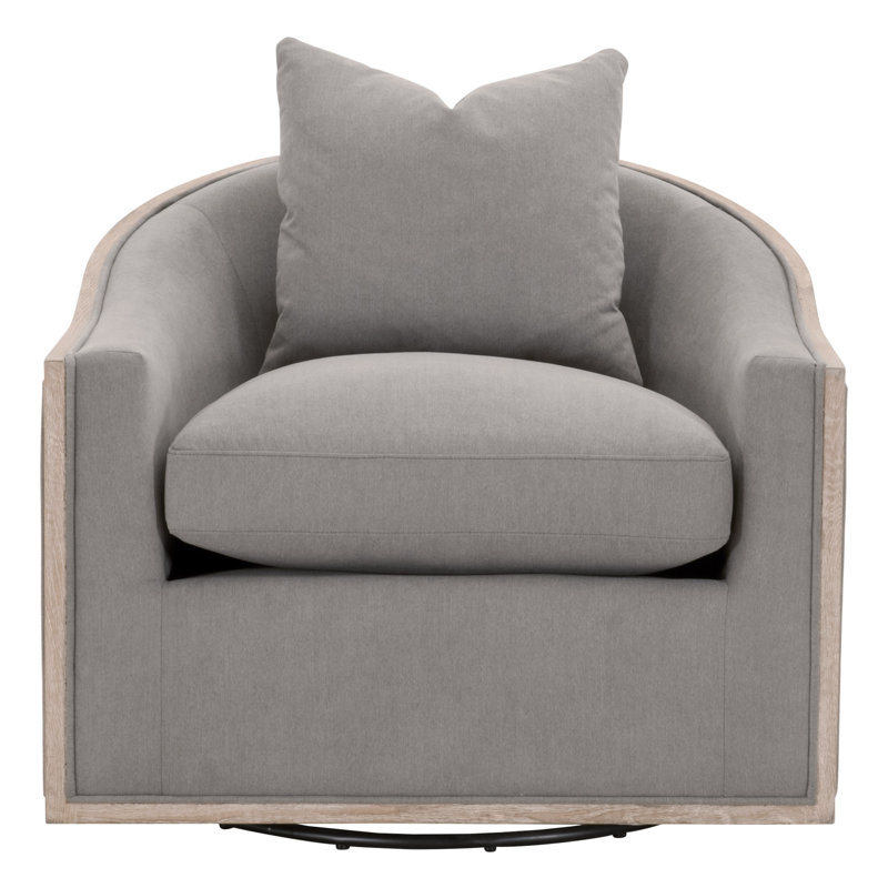 Fauteuil club pivotant de 36 po Como
