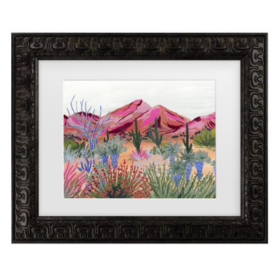 Bolog Sarah Gesek Bright Desert Matted Framed Art