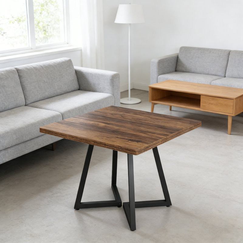 Table de salle à manger 31,5 ", table de cuisine en bois pour 4