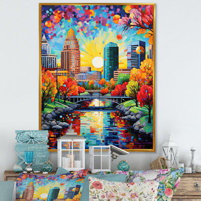 Higgie " Abstract Popart City Portrait "