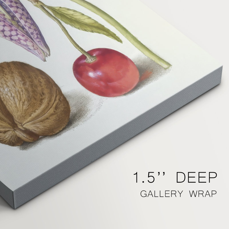 Hoefnagel, spéculation tropicale - toile tendue sur mesure - 3 pièces, H 27 po x l 54 po