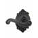 Flair Lever with Brookshire Trim Non-Turning Lock