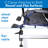 Mount-It Full Motion Wheelchair Tablet Holder and Mount with Clamps | Fits Most  6 to 14 in. Screens