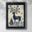 «Christmas Holiday Art DCCLX», reproduction d'art encadrée - bois massif XMA171282-1297833441