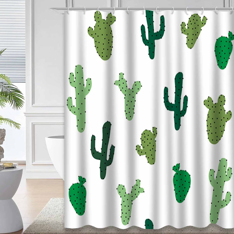 Rideau de douche imperméable à l'eau avec 12 crochets, L 72 po x l 84 po