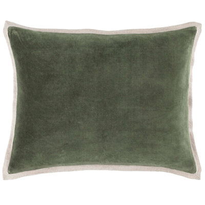 Gehry Velvet/Linen Decorative Pillow