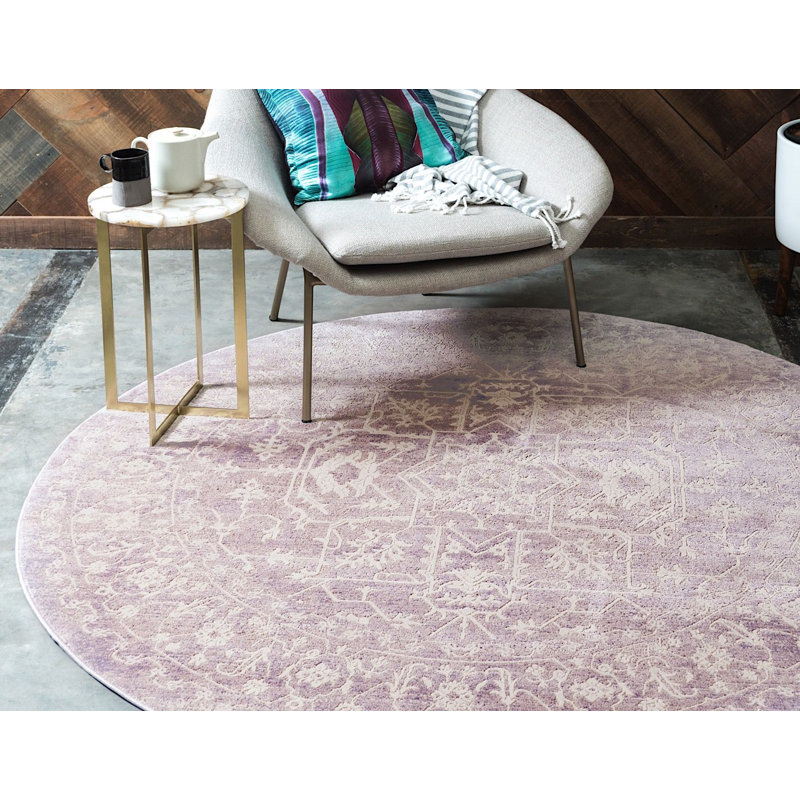 Pharaoh Abstract Indoor Rug, Round 6'