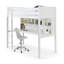 Patrice Single (3') High Sleepers with Storage Included with Built-in Ladder Included with Desk Included-889163157