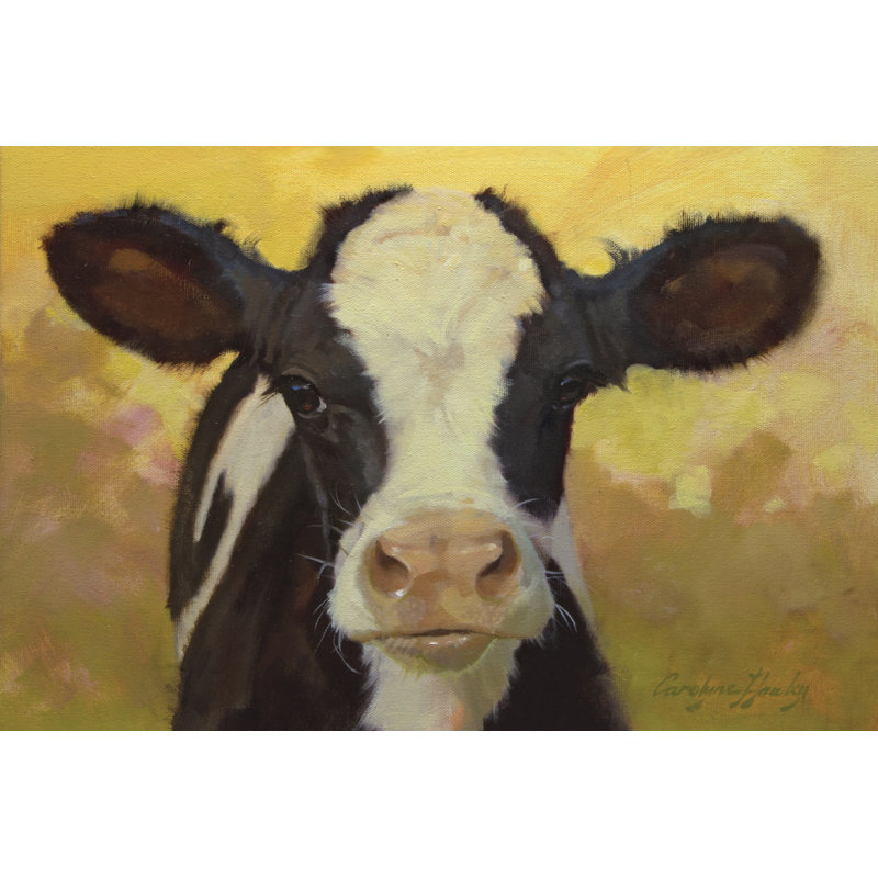 Badin Farm Pals III by Carolyne Hawley - Painting, 55cm H x 80cm W, Natural Wood Framed Paper Print