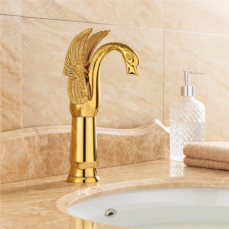 Robinet de lavabo de salle de bain à fixation sur le comptoir