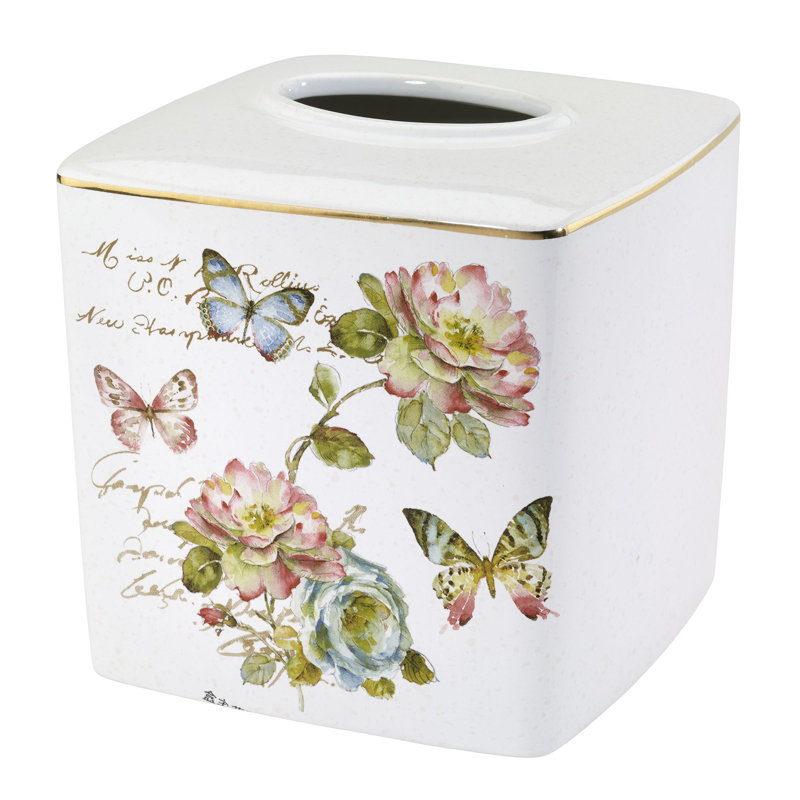 Couvre-boîte de papier hygiénique Butterfly Garden