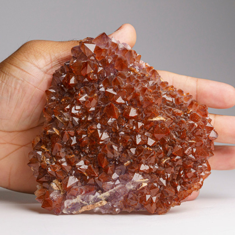 Amethyst With Hematite Inclusions