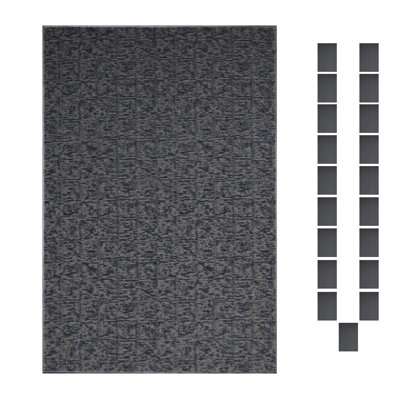 Ensemble de tapis intérieur / extérieur en nylon touffeté à la machine Rorge