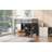 Twin Size Loft Bed with 8 Open Storage Shelves, Built-in Ladder, and Comprehensive Guardrails, Antique Grey