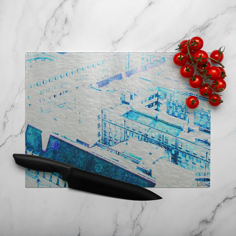 Chimney Tops Glass Chopping Board