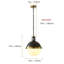 Luminaire suspendu en cuivre à 1 lumière Goncalo