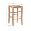 Tabouret de bar et de comptoir avec siège en rotin Halvorson-1156844850-1156844813