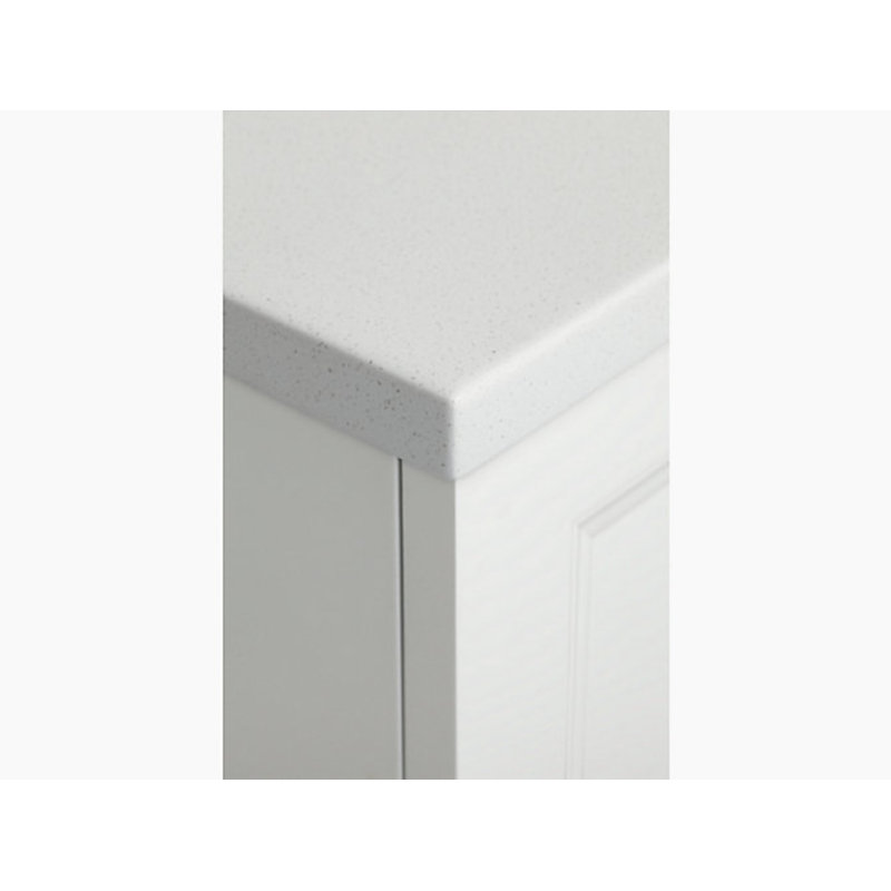 Dessus de meuble-lavabo pour salle de bain simple 37" uni/expression, Blanc expressions