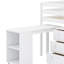 Lit mezzanine bas avec armoire de rangement et bureau portatif à roulettes-2119906138