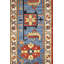 New Turkmen Afghan One-of-a-Kind Rectangle 8'11" X 11'9" Area Rug