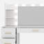 Bureau de coiffeuse avec miroir Latitude Run® et bandes lumineuses Latitude Run®-536325196