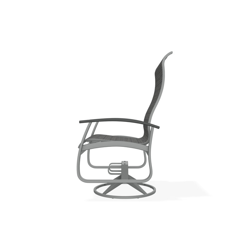 Belle Isle Outdoor Dining Chair, Destiny Steel, Graphite
