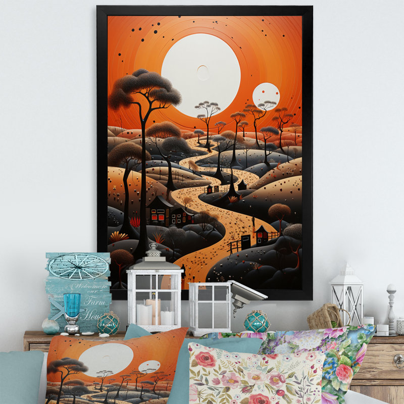 Tribus d'Afrique, Traditions anciennes V - reproduction sur toile, Toile encadrée noire simple, H 44 po x l 34 po x P 1,5 po