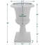 Pot de fleurs urne en plastique-52010578