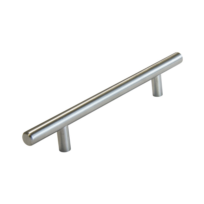 Poignées barres, Acier inoxydable brossé, 5 1/16"