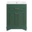 Meuble-lavabo de 24 po avec lavabo en céramique intégré et armoire de salle de bain-1331832776