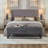 Bed Bench Metal Base With Storage Velvet-2001914903
