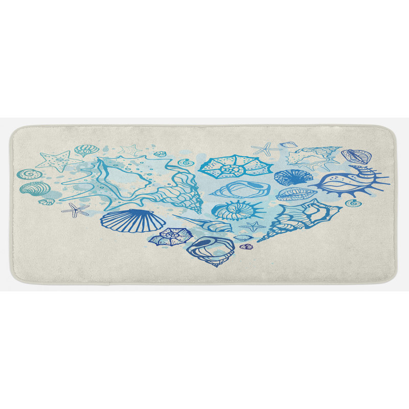 Coastal Synthetic Kitchen Mat