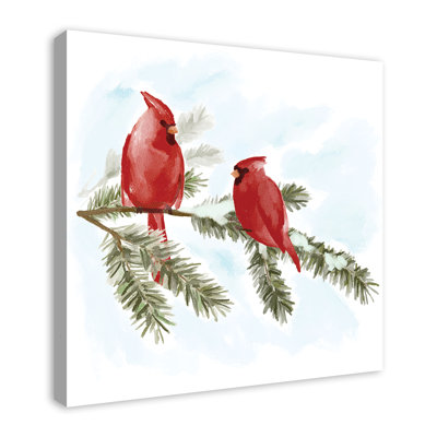 " Two Cardinals On Branch "