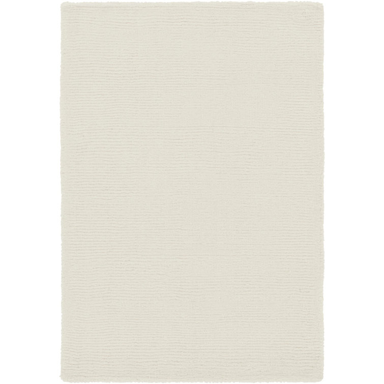 Tapis beige en laine Crowe