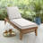 Outdoor 3'' Chaise Lounge Seat / Back Cushion-1194953095