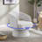 Rachedi 360° Swivel Velvet Barrel Accent Chair with Curved Backrest-115283126