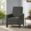 Fauteuil inclinable rembourré réglable avec repose-pieds extensible-1797659055