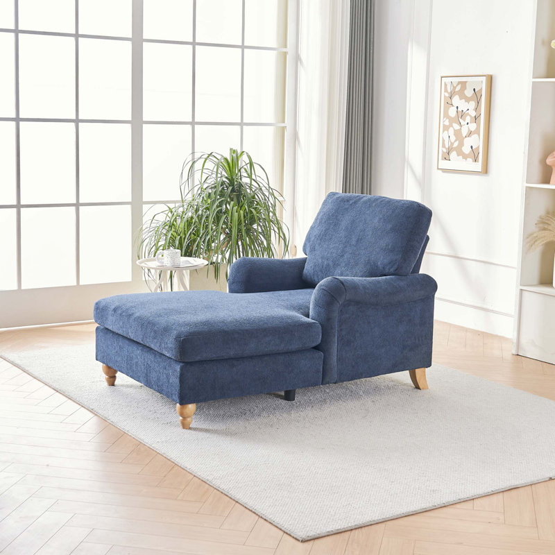 Chaise longue d'intérieur, Bleu