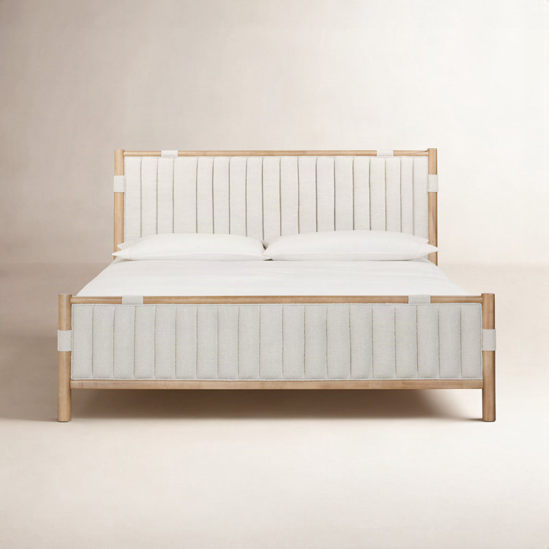 Furano Upholstered Panel Bed, Queen