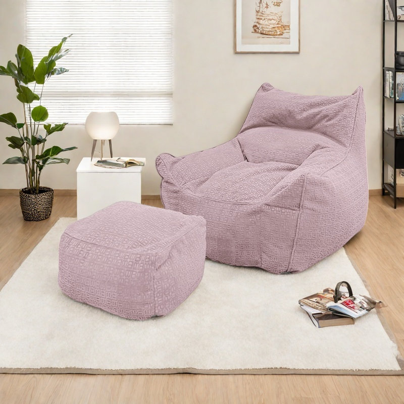 Canapé à billes rétro, Polyester rose