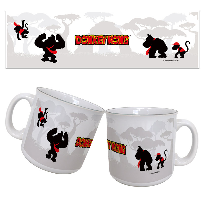 Nintendo - DK & Diddy - silhou 20oz. Camper Mug