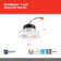 4'' Selectable Color Temperature Dimmable Air-Tight LED Retrofit Recessed Lighting Kit