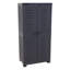 Armoire de rangement verrouillable avec 3 tablettes réglables - gris - 48 po (1,2 m)-585303506
