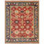 Coral Hand-Knotted Wool High Low Texture Geometric Modern Contemporary Carpet Rug-2047834708