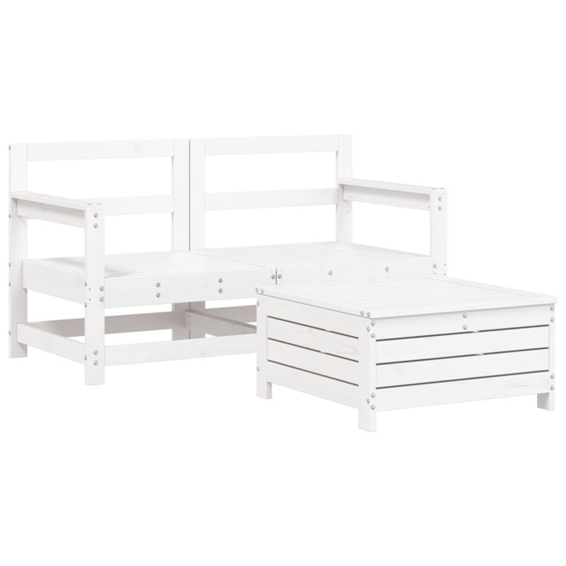 Beeliar 66cm Wide Rectangle Patio Sofa, White