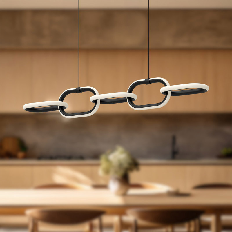 Airen 1 - Light Black LED Kitchen Island Pendant